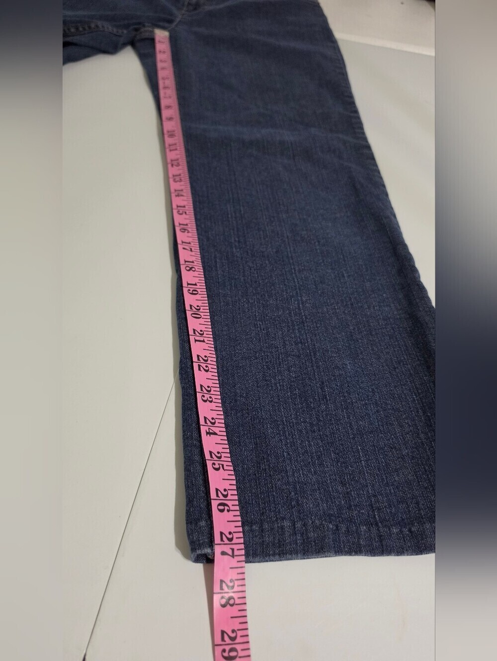 Liz Claiborne Boyfriend Fit Jeans Womens 8R Stretch Denim Embroidered Pockets - Picture 11 of 12